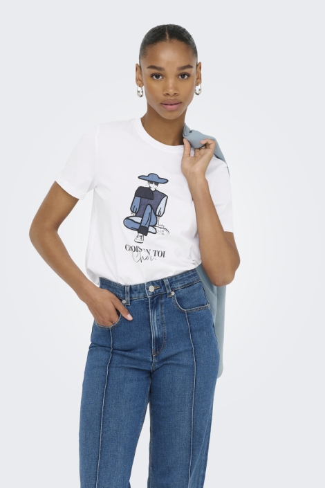 Only onlemma life reg s/s lady top jrs